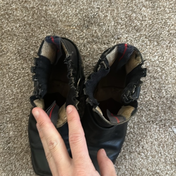 Pirelli black leather moto boots - size 8 - Picture 6 of 7